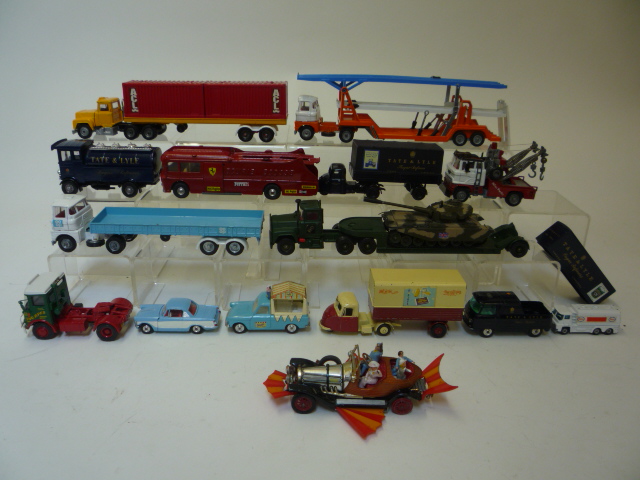 Diecast Vehicles. 266 Chitty Chitty Bang Bang, complete including figures, no box, F-G, and fourteen