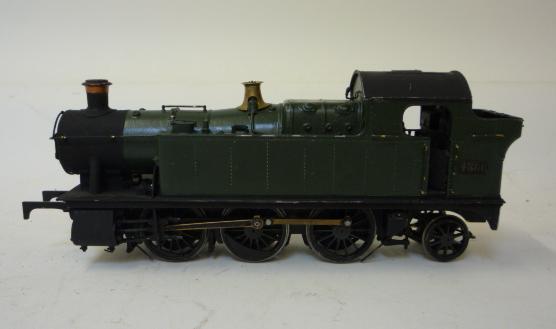 Model Railways. A Kit built white metal model of G.W.R. Class 45XX tank locomotive finished in