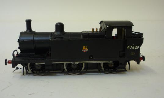 Model Railways. Kit built brass model of L.M.S. 0-6-0 Jinty tank locomotive for two rail fine