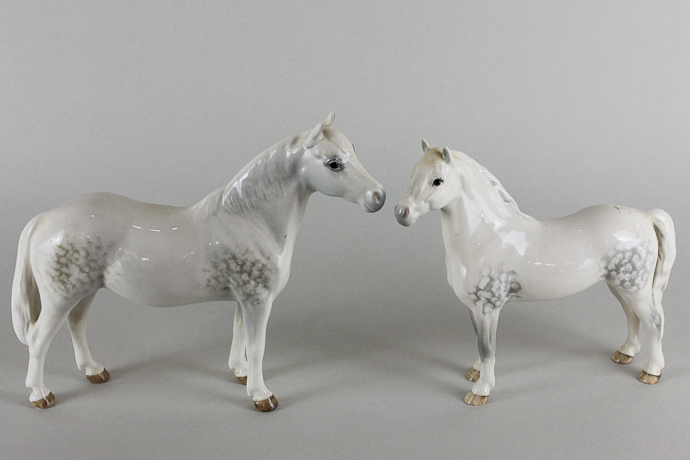 A Beswick Connemara Pony Terese of Leam, 1641, together with a Welsh Mountain Pony Coed Coch