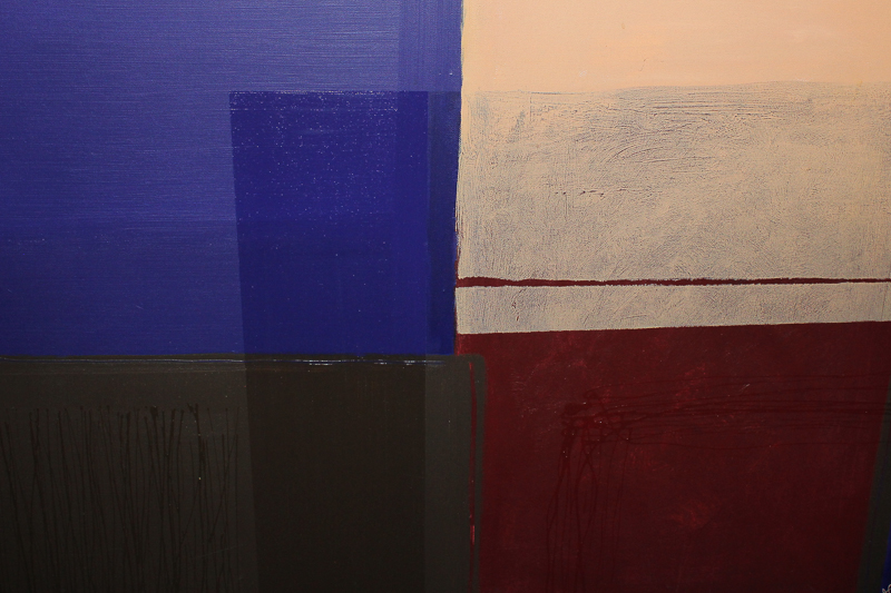 Julie Anne Gilbert (Brighton based artist), a group of five contemporary abstract oils on canvas,