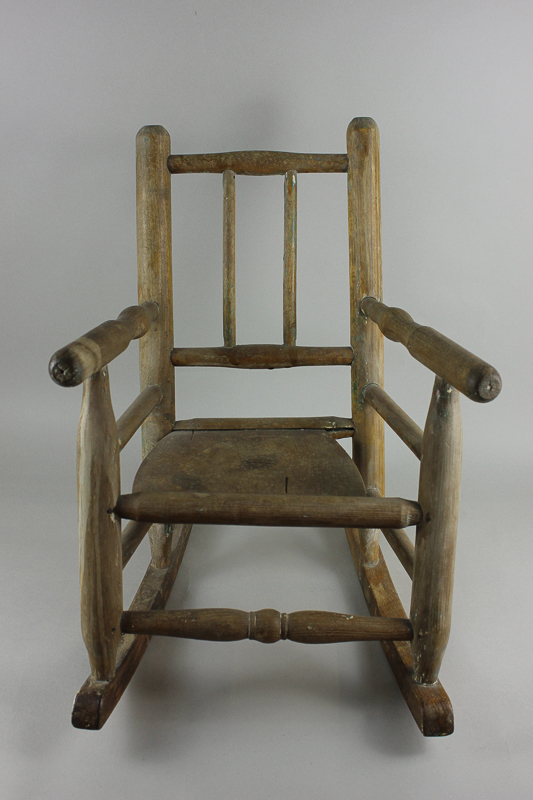 A child`s 19th century rocking chair