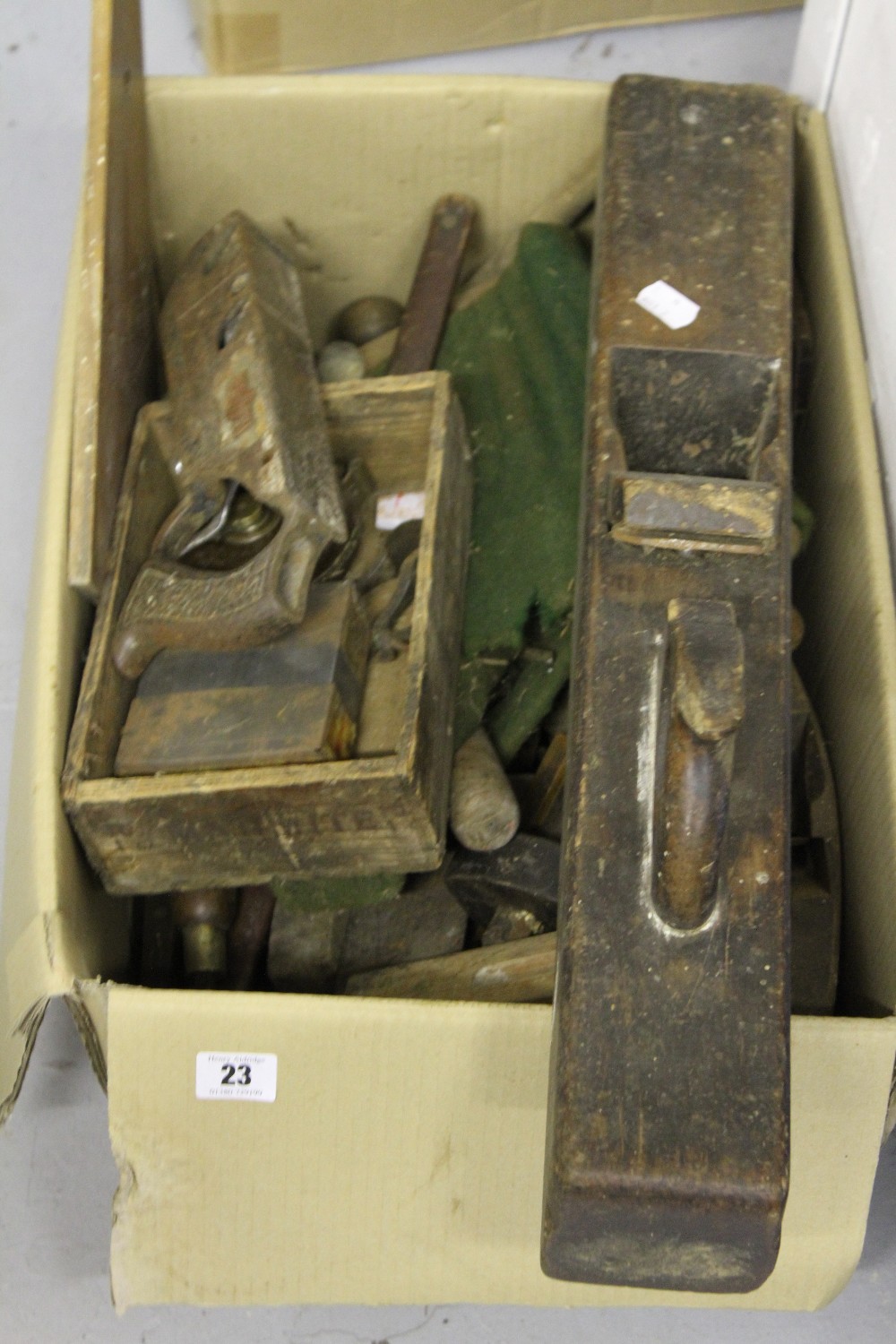 19th and 20th cent. Tools including "wooden" W78 Rabbet & Filletster plane, treen jack plane,