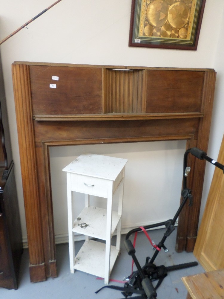 victorian mahogany fire surround