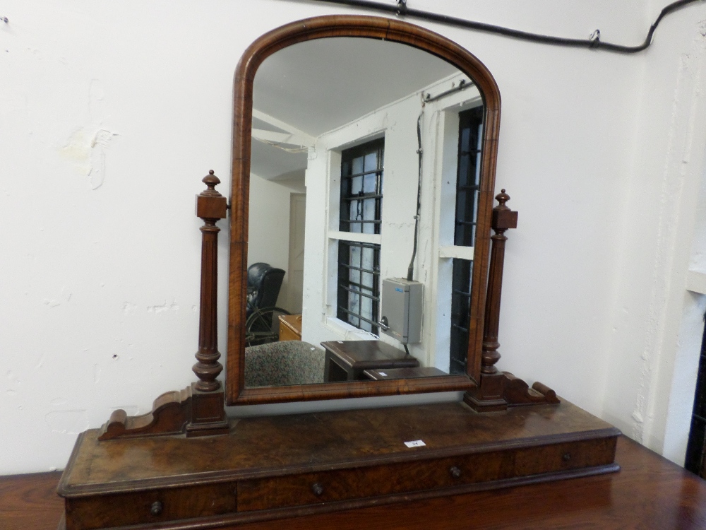 Walnut Dressing Table Mirror