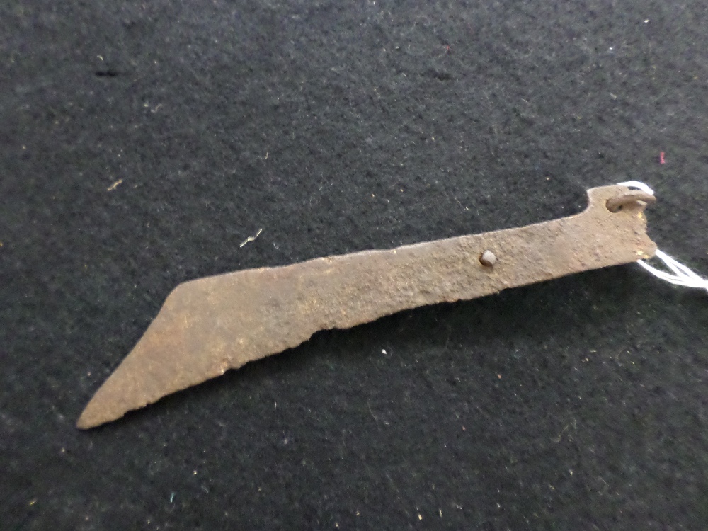 Celtic  Iron knife. 1st Century B.C.  150mm.