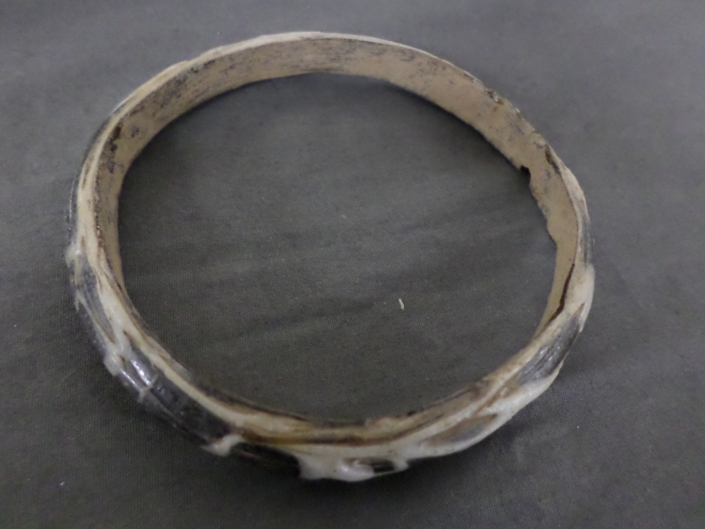 Roman period glass bangle. 1st-4th century A.D. 88mm.