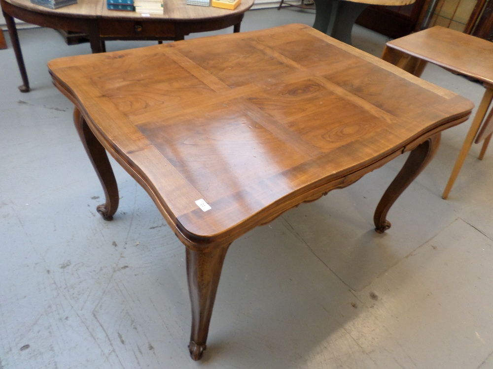 French Style Dining Table with opening leaves to seat 10