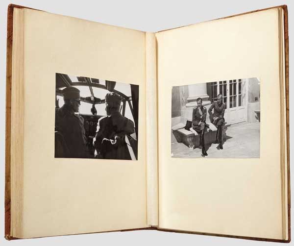 Richard Schulze-Kossens - a photograph album  The album with circa 60 images, among which are highly - Image 4 of 5