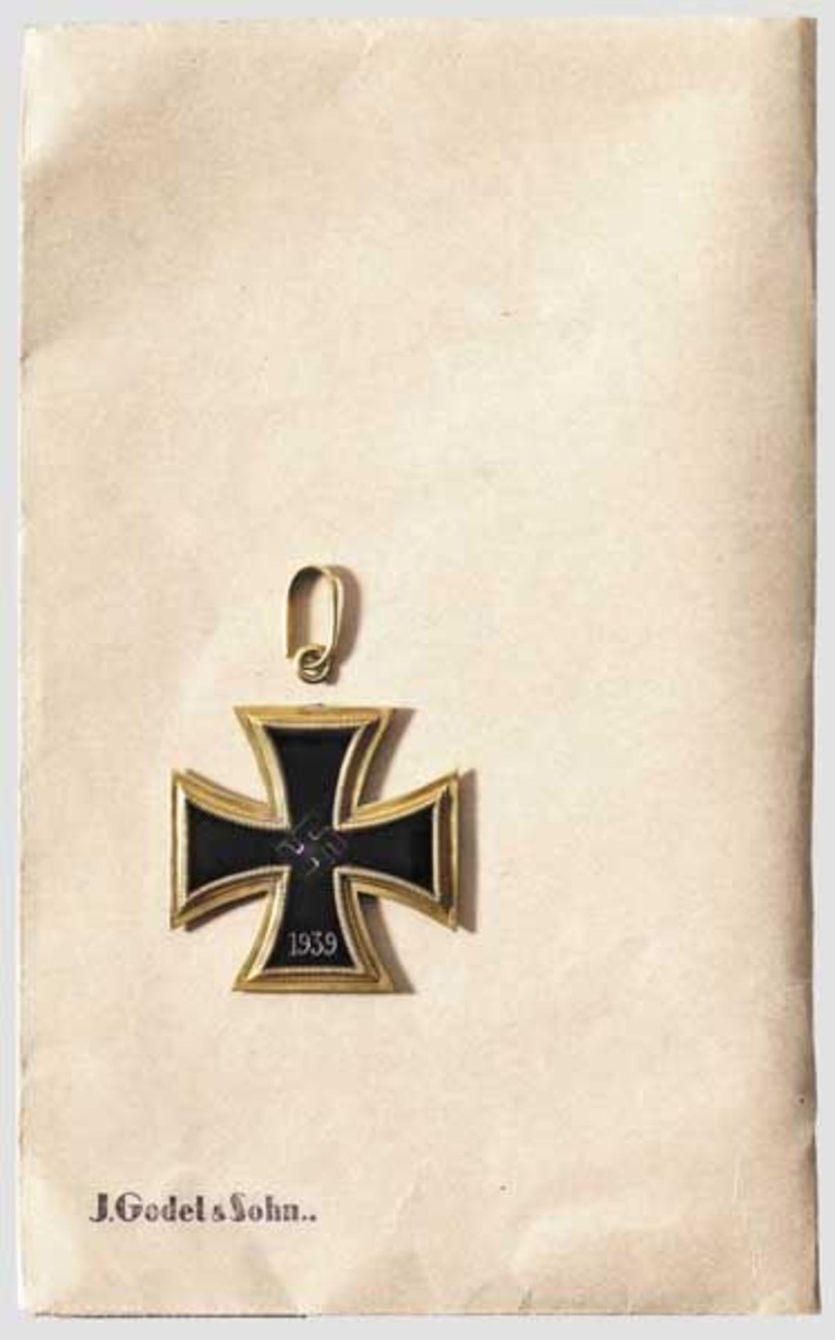 J. Godet & Son - a Grand Cross of the Iron Cross of 1939 in Gold and Onyx - probably a workshop