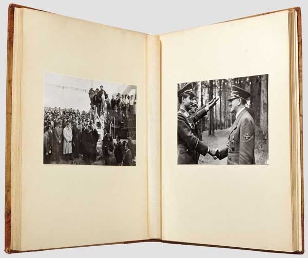 Richard Schulze-Kossens - a photograph album  The album with circa 60 images, among which are highly - Image 2 of 5