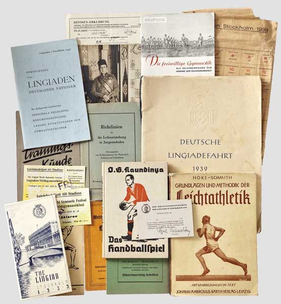 Deutsche Lingiadefahrt 1939 - Unterlagen eines Teilnehmers  Illustriertes Heft "Deutsche