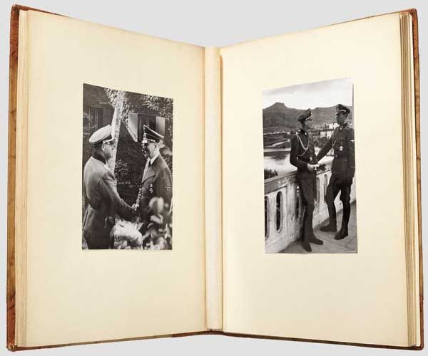 Richard Schulze-Kossens - a photograph album  The album with circa 60 images, among which are highly