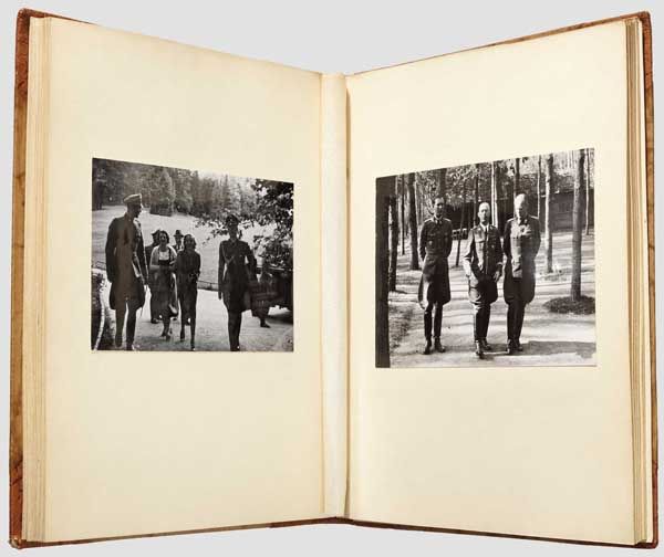 Richard Schulze-Kossens - a photograph album  The album with circa 60 images, among which are highly - Image 3 of 5