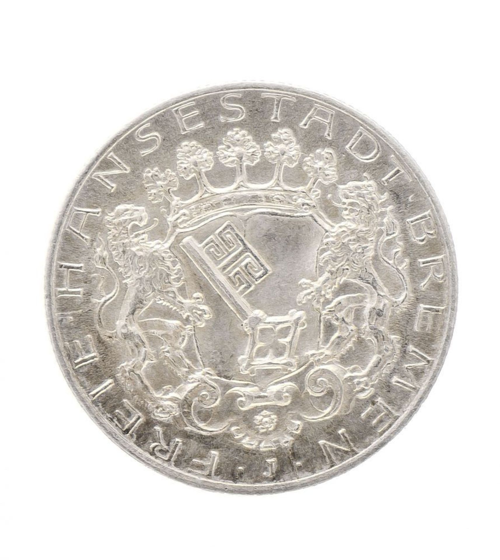 Münze, Bremen, 2-Mark, 1904, D. 2,5 cm, ST    Mindestpreis: 40