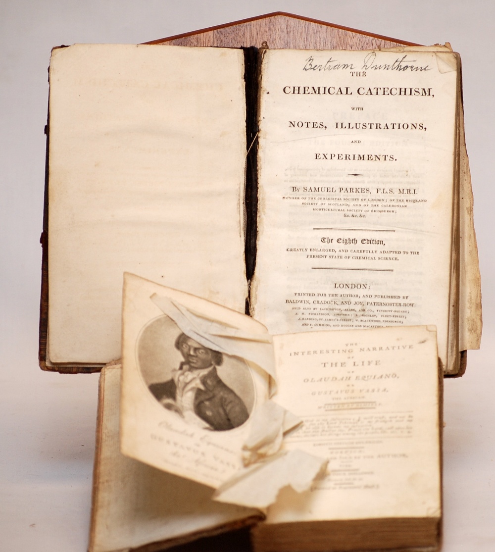 THE INTERESTING LIFE OF OLAUDAH EQUIANO OR GUSTAVUS VASSA, 8TH ED. 8 VOL. NORWICH 1794.  BOARDS