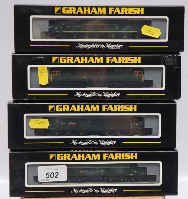 4 X GRAHAM FARISH 'N' GAUGE MASTERPIECES IN MINIATURE, 371-585 DERBYS YEOMANRY, 371-575 THE ROYAL