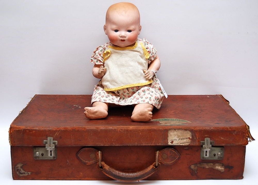 ARMAND MARSEILLE DOLL NO. 351 WITH OPEN/SHUT EYES