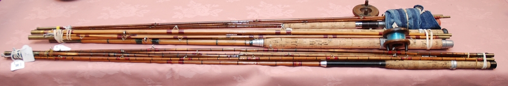 SPLIT CANE 12FT APPROX MATCH ROD, SPLIT CANE 8FT APPROX SPINNING ROD, SPLIT CANE 11FT APPROX.