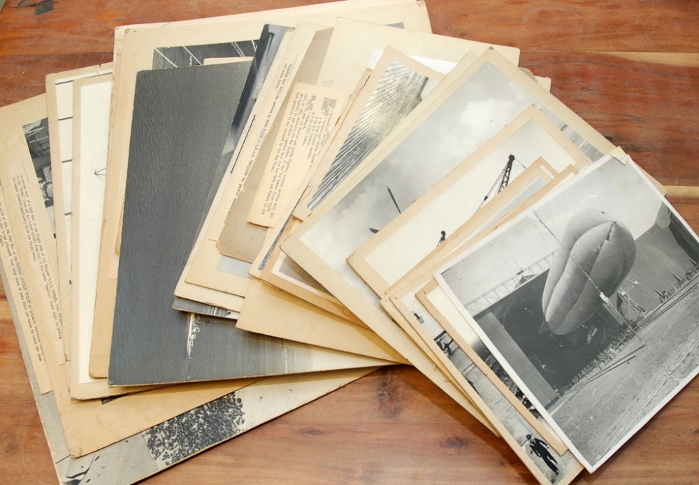 GROUP OF AVIATION, NAVAL AND OTHER LARGER PHOTOS, MANY MOUNTED ON BOARD (34)