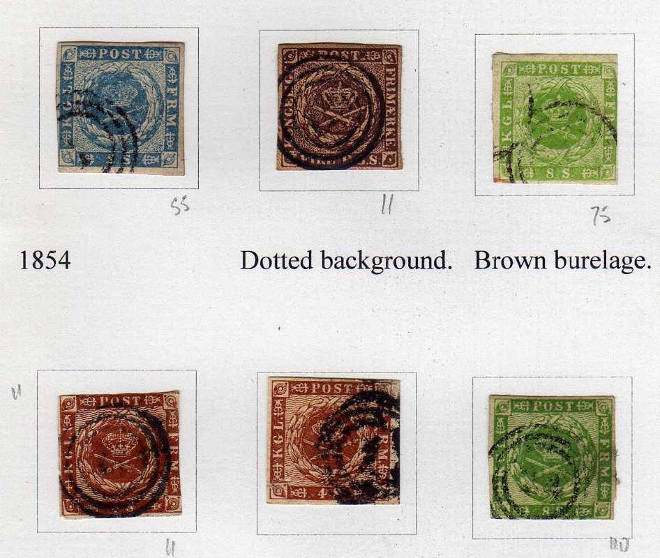 DENMARK:  1854-1999 MAINLY USED COLLECTION IN A BINDER. (SEV. 100'S)