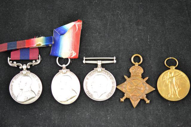 A First World War DCM group of five medals awarded to 2 A.S.Mjr.E..G. Gray 52/LOW: C.C.SN:R.A.M.C. -