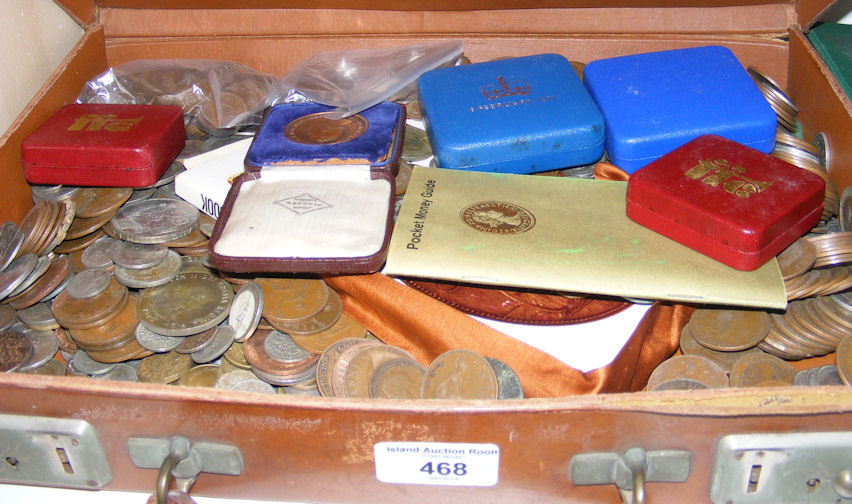 Various collectable pre-decimal coinage and other.