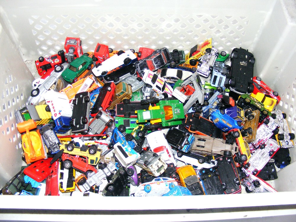 A selection of die cast cars.