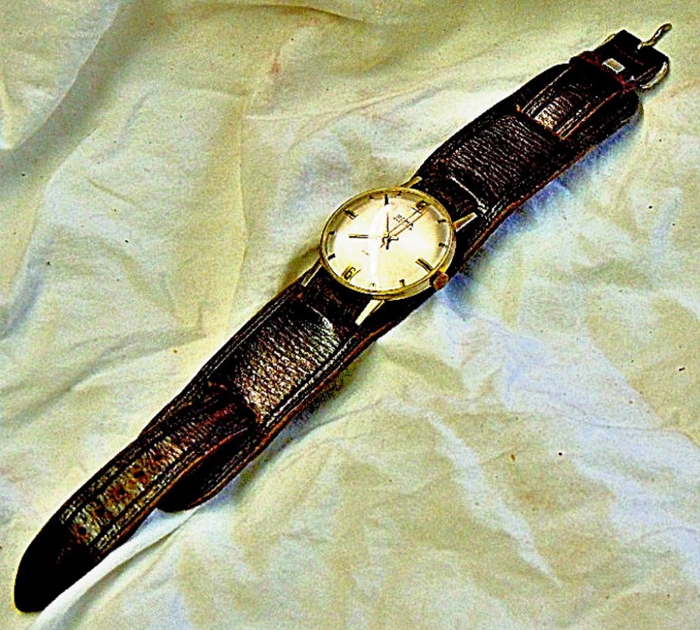 Watch - Gents Roma Executive Wrist Watch  17 jewels.  Working order but needs a clean.