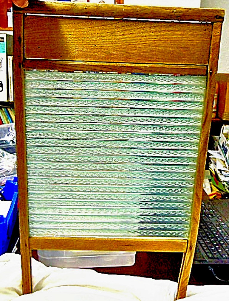 Vintage Washboard A small vintage washboard.