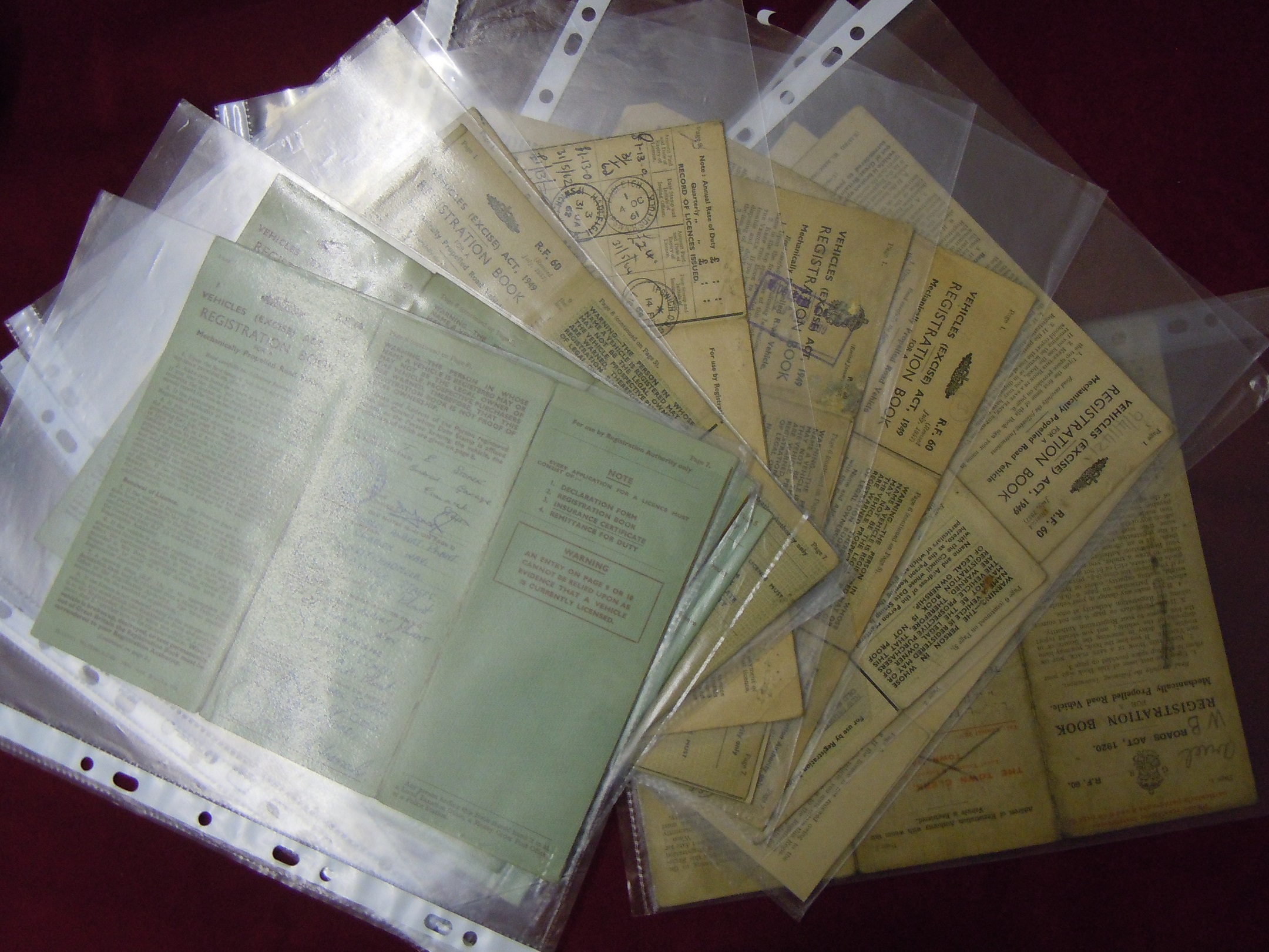 A Collection of Rare Vintage and Classic Motorcycle Logbooks (11)  1925 ARIEL SPORTS 499cc Reg. No.