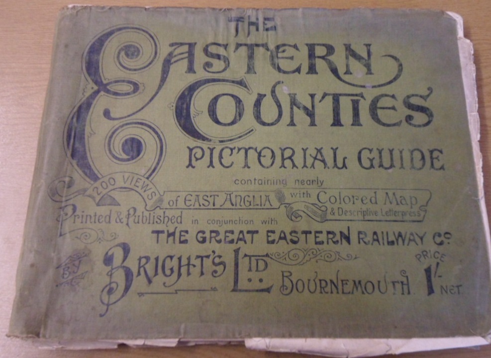 Ephemera - East Anglian - Brights Eastern Counties pictorial guide.  Printed and published in