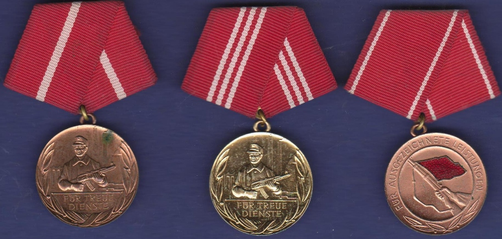 East Germany Three Communist era Medals