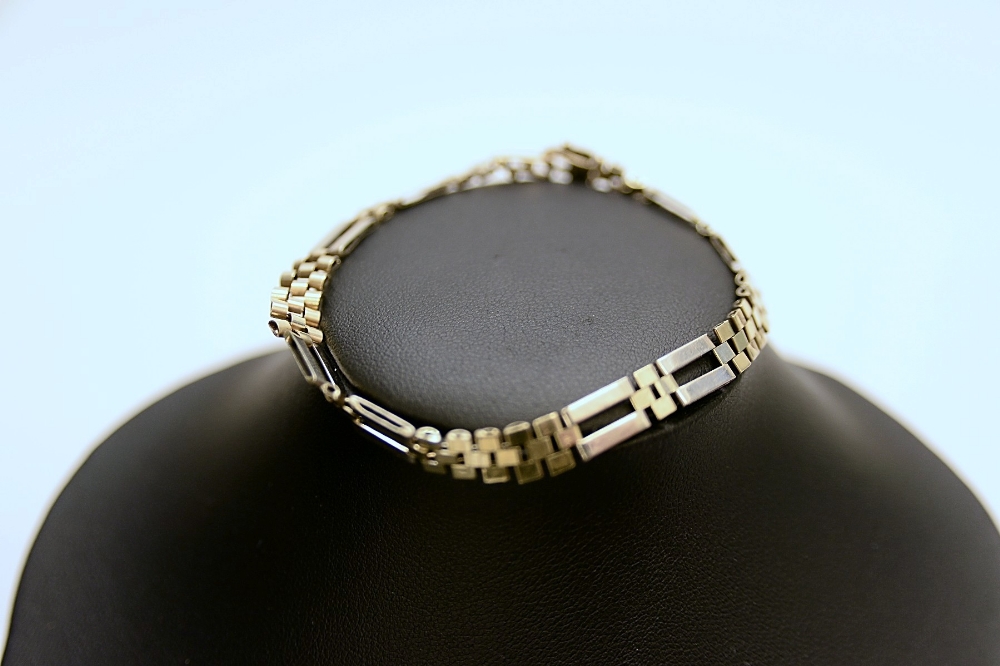 9ct gold chain bracelet approx 19g 6.9g