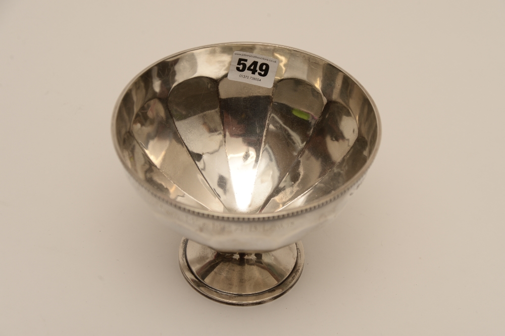 a hm silver presentation bowl (Birmingham 1922-23) 369 gms