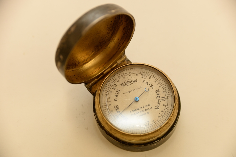 Hall Marked A.Barrett & Sons Barometer (not working)