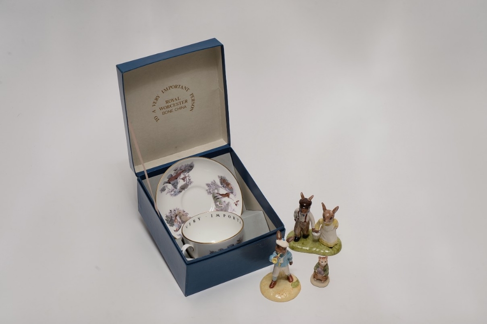 royal doulton bunnykins `little boy blue` bunnykins `jack and jill` and border arts. Beatrix