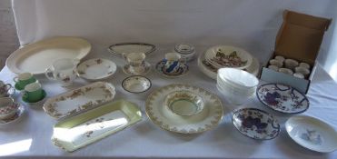 Various ceramics inc Coalport, Crown Staffordshire & Spode