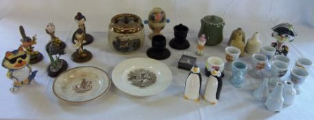 Various ceramics inc Carlton ware, Lorna Bailey & Country Artists