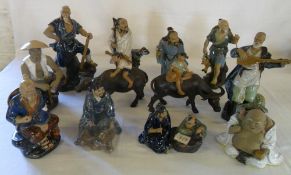 Assortment of Chinese figurines