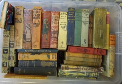 Various old books inc Gullivers Travels