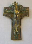 Plated copper crucifix (AF)