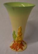 Clarice Cliff vase (af) H 30.5 cm