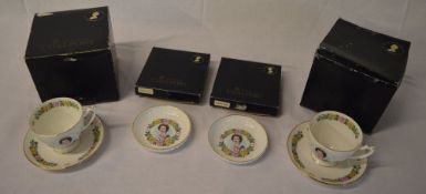 4pc of Coalport Queen Elizabeth's 60th Birthday