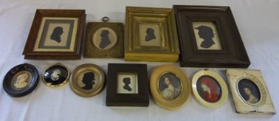 Various miniatures inc silhouettes