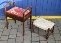 Foot stool & piano stool