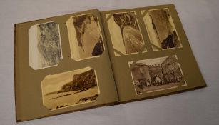 Postcard album mainly topographical