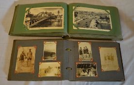 Two albums of postcards & French family photos (1922)