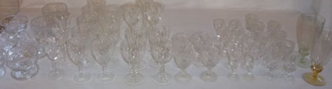 Assorted glassware