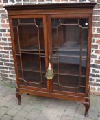 Chippendale style display bookcase on stand